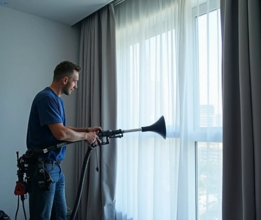 Professional drapes cleaning process tools Matty Curtain Cleaning clontarf-nsw